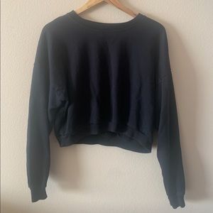American Apparel long sleeve crop top sweater